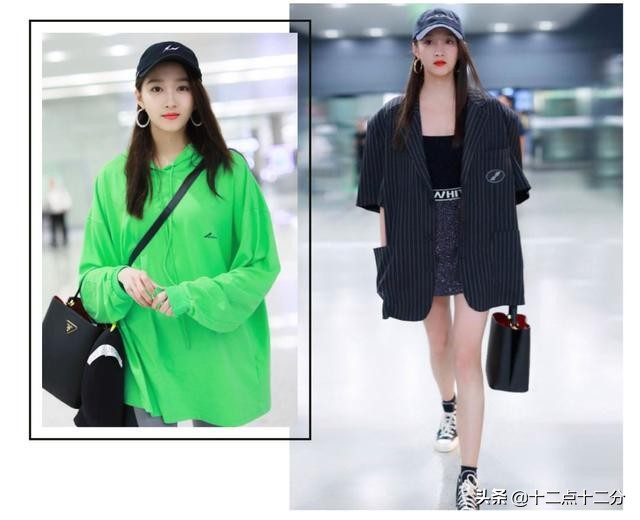 权志龙姐姐的品牌2021年服装走秀,杨颖穿权志龙联名衣服