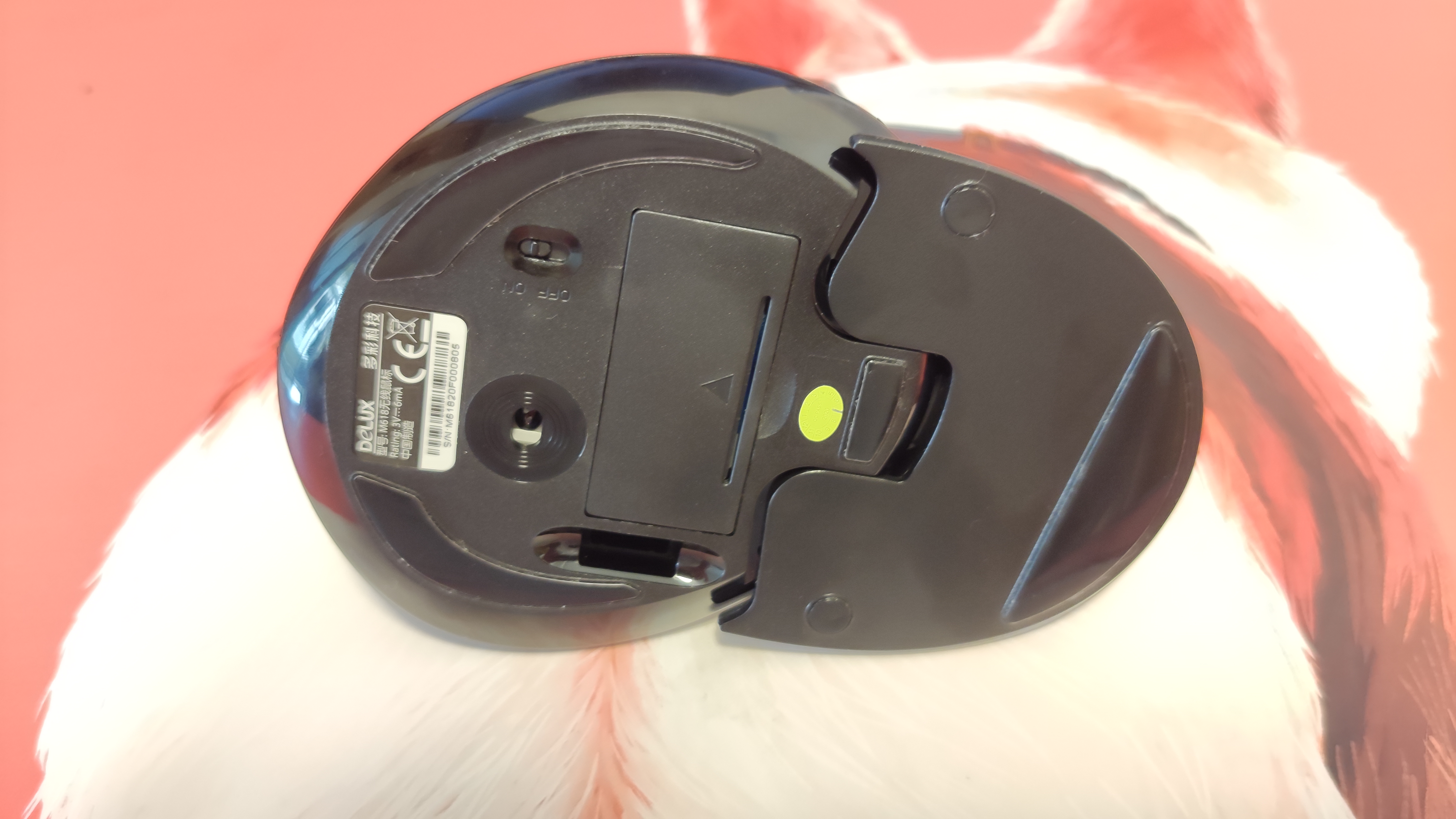 鼠标入门级推荐618,delux垂直鼠标