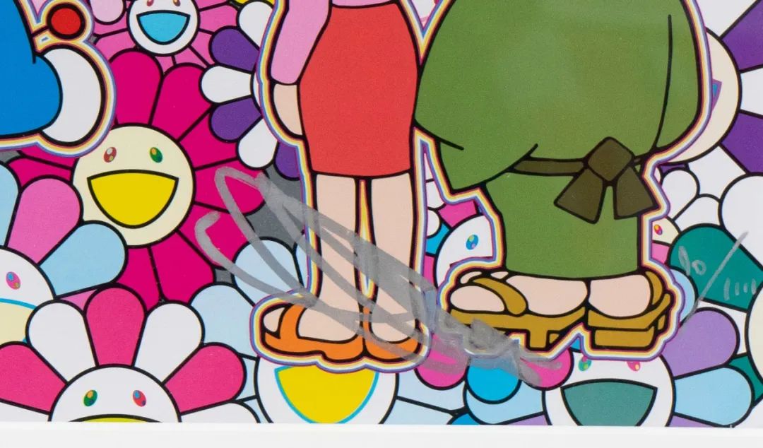 村上隆拼图真假鉴别,村上隆版画瑕疵