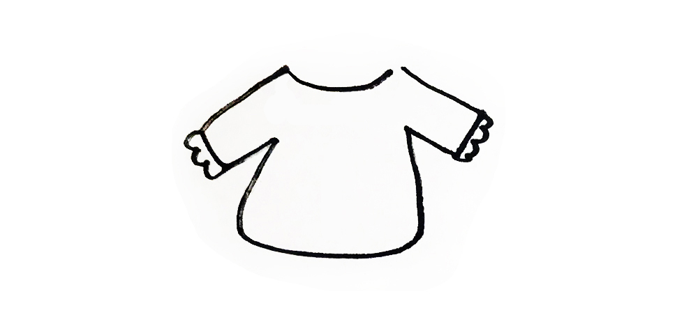 衣服卡通图片简笔画,古代衣服简笔画卡通