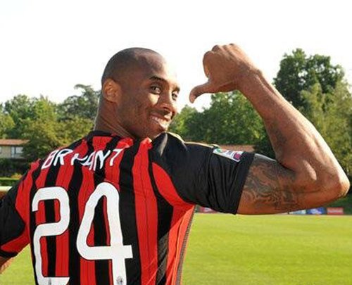 科比小罗,足球巨星小罗和科比