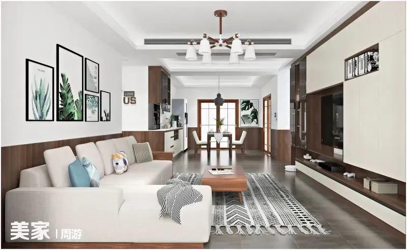 客厅装修设计高级感图文,挑空客厅十字圆顶装修效果图