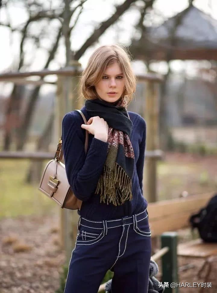 秋冬围巾超好看又时髦的系法,紫小妮秋冬围巾八种系法