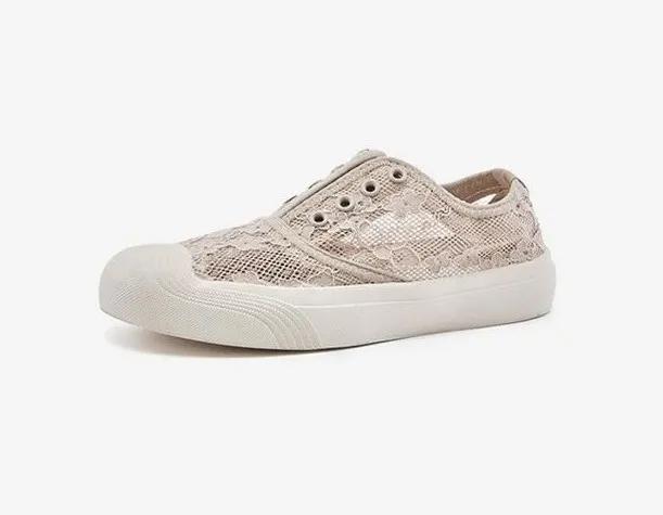 蕾丝小雏菊懒人鞋,穿上比高跟鞋还好看