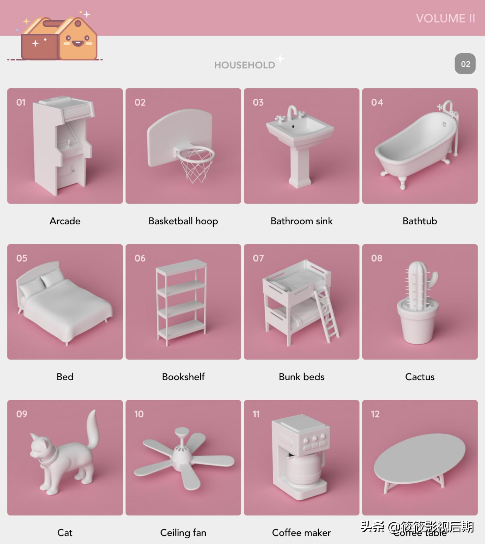 c4d模型库在哪下载,c4d多边形建模高清图