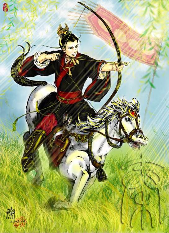 转手绘古风图片,汉服转手绘图片大全