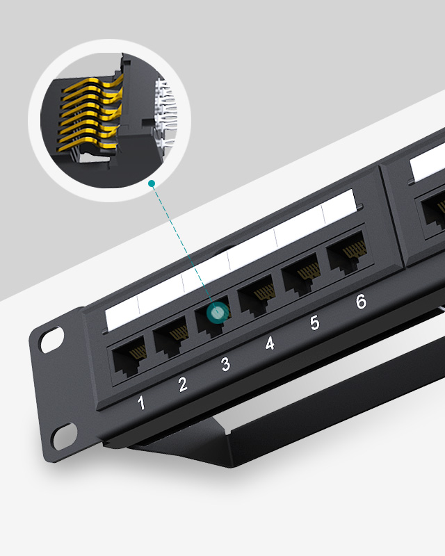 网络机柜配线架布线,网络综合布线设备图解