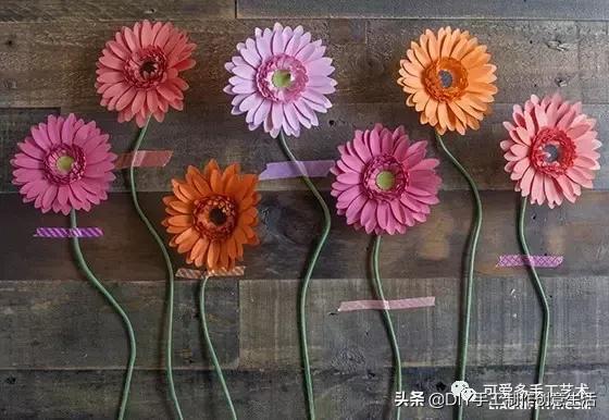 女生手工制作纸花大全,纸花制作礼物