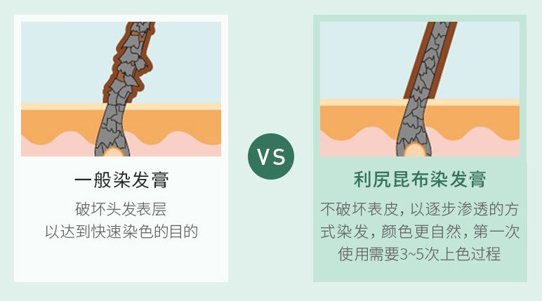 染发不伤头发的日本染发膏,日本染发膏遮盖白发