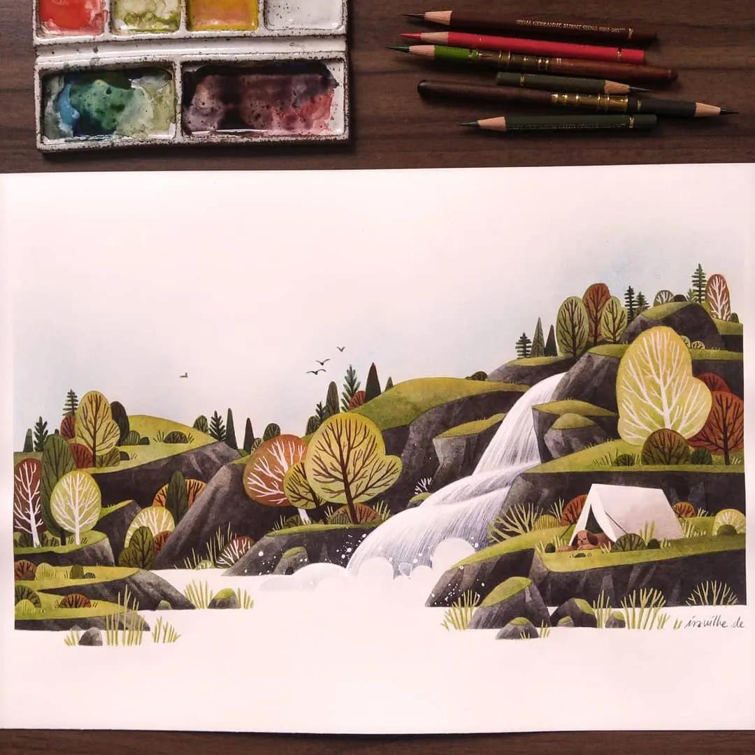 德国著名插画艺术作品,芬兰插画师sannamander作品欣赏