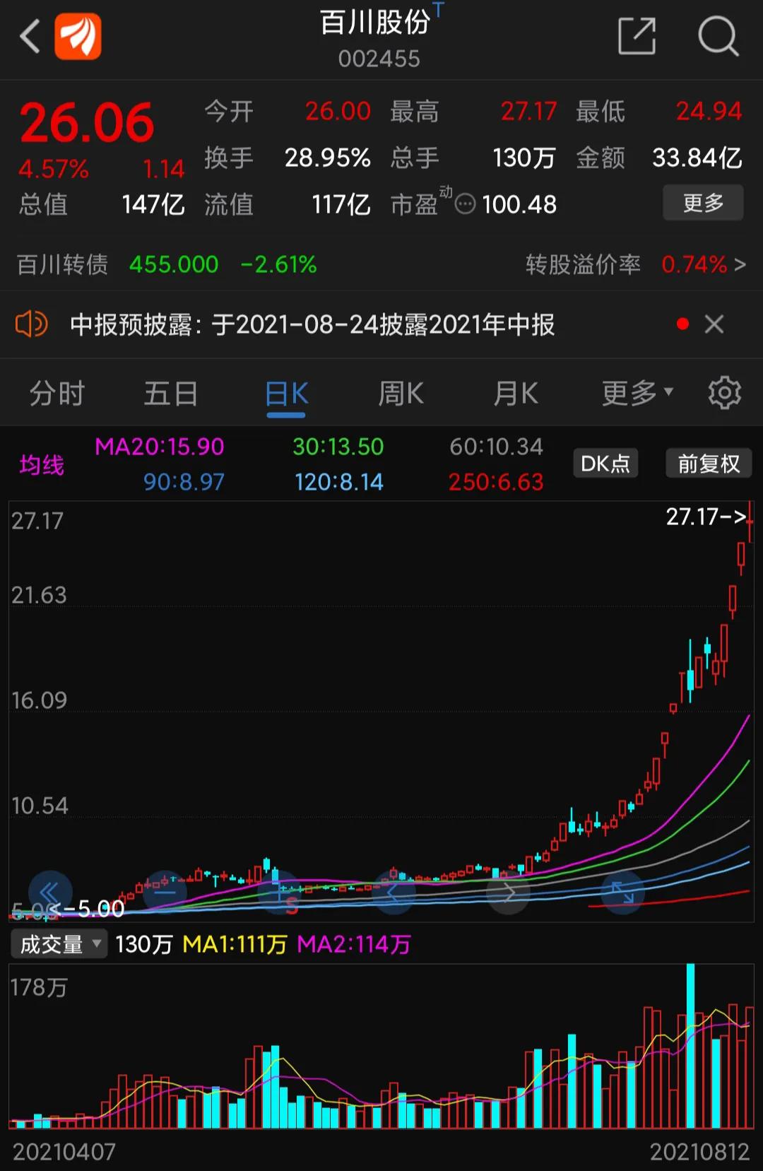 中天科技股票未来估值,中天科技利润爆棚为什么股价大跌