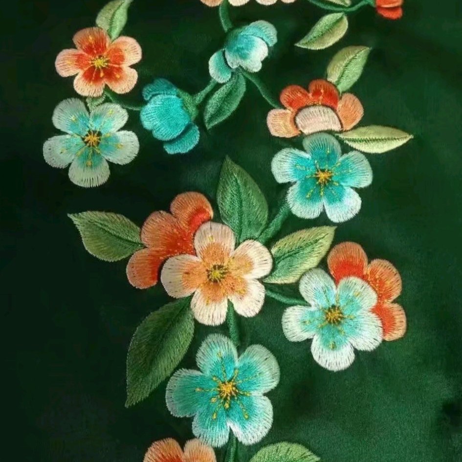 缝纫机绣花学习,缝纫机刺绣针法教程视频