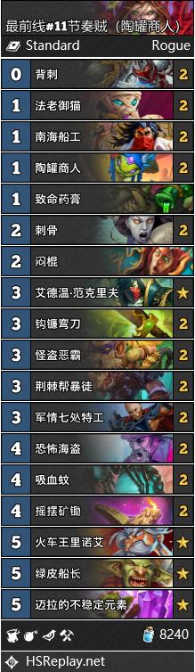 炉石传说新赛季标准卡组推荐,炉石传说目前最强卡组