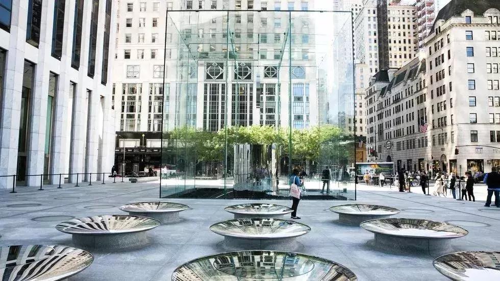 苹果店外立面效果图,苹果最大店面设计图