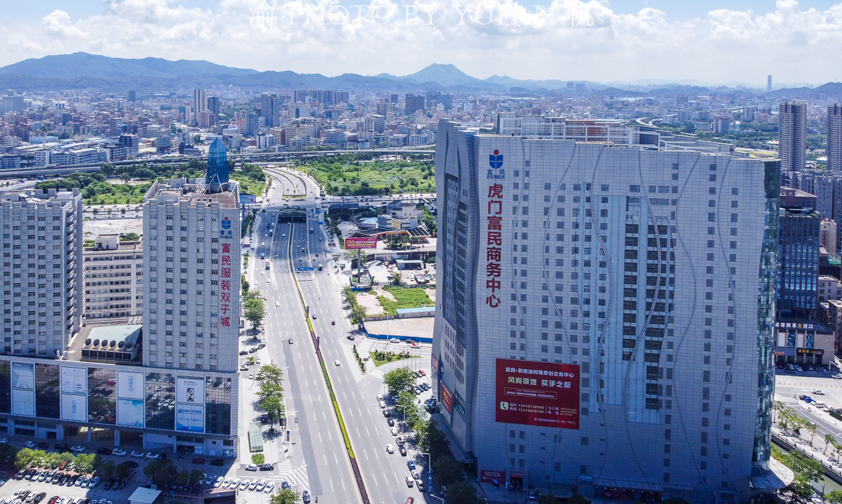 航拍东莞虎门，曾经的中国第一镇，为何如今还比不上相邻的长安？