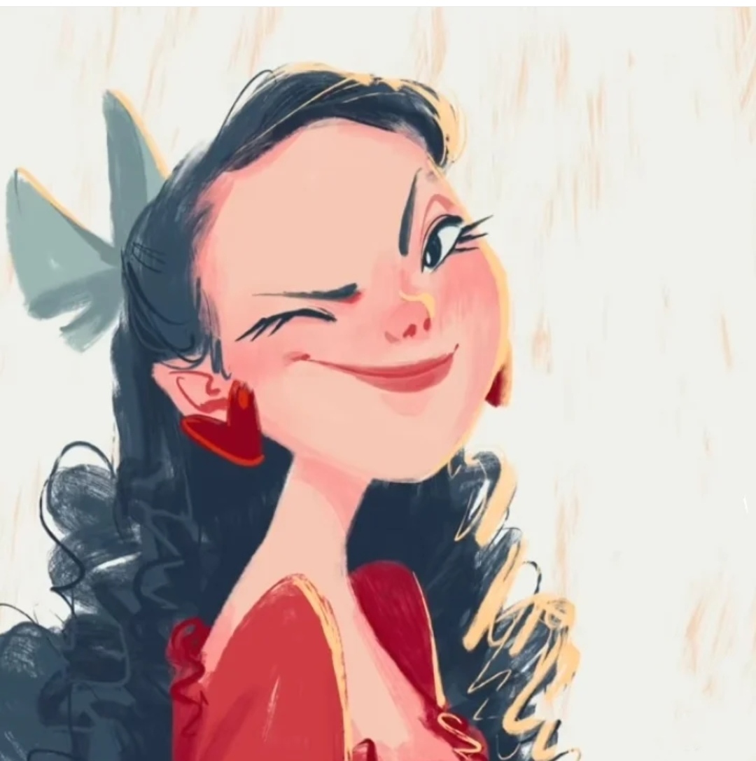 卡通头像可爱呆萌油画,油画风头像卡通