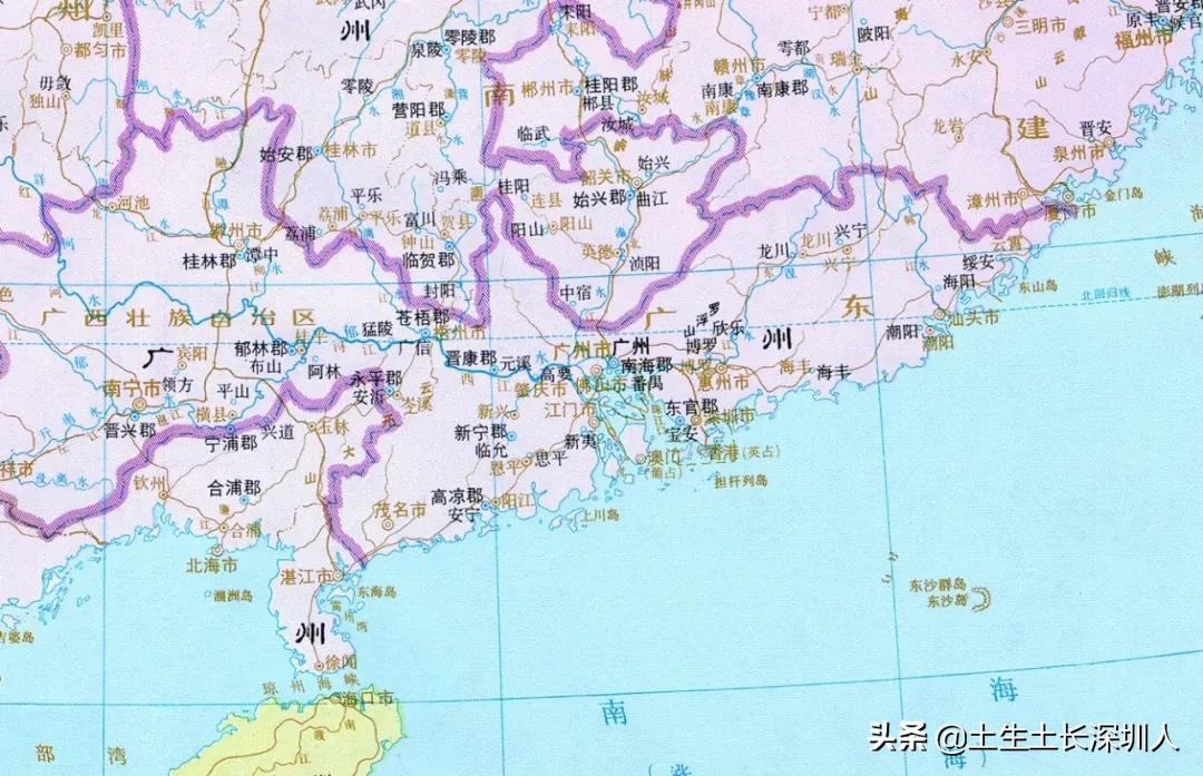 这些深圳老地图,见过一张就算你厉害