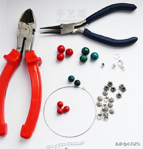 古风串珠手链diy制作教程,复古风手链串珠民族风