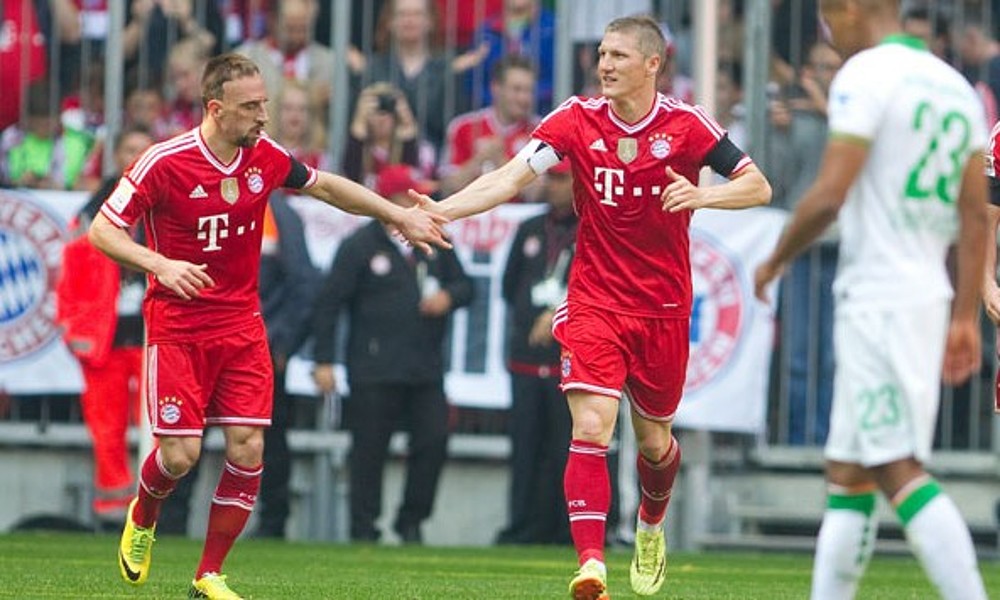 拜仁传奇施魏因施泰格,施魏因施泰格拜仁告别战