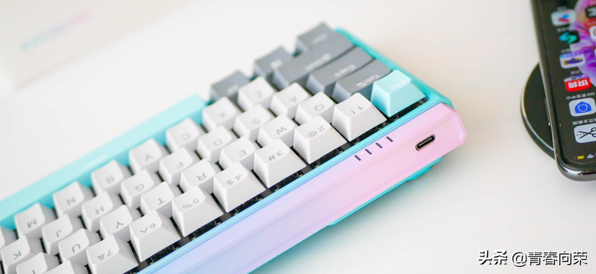 杜伽k310机械键盘简单上手,杜伽k330w无线键盘