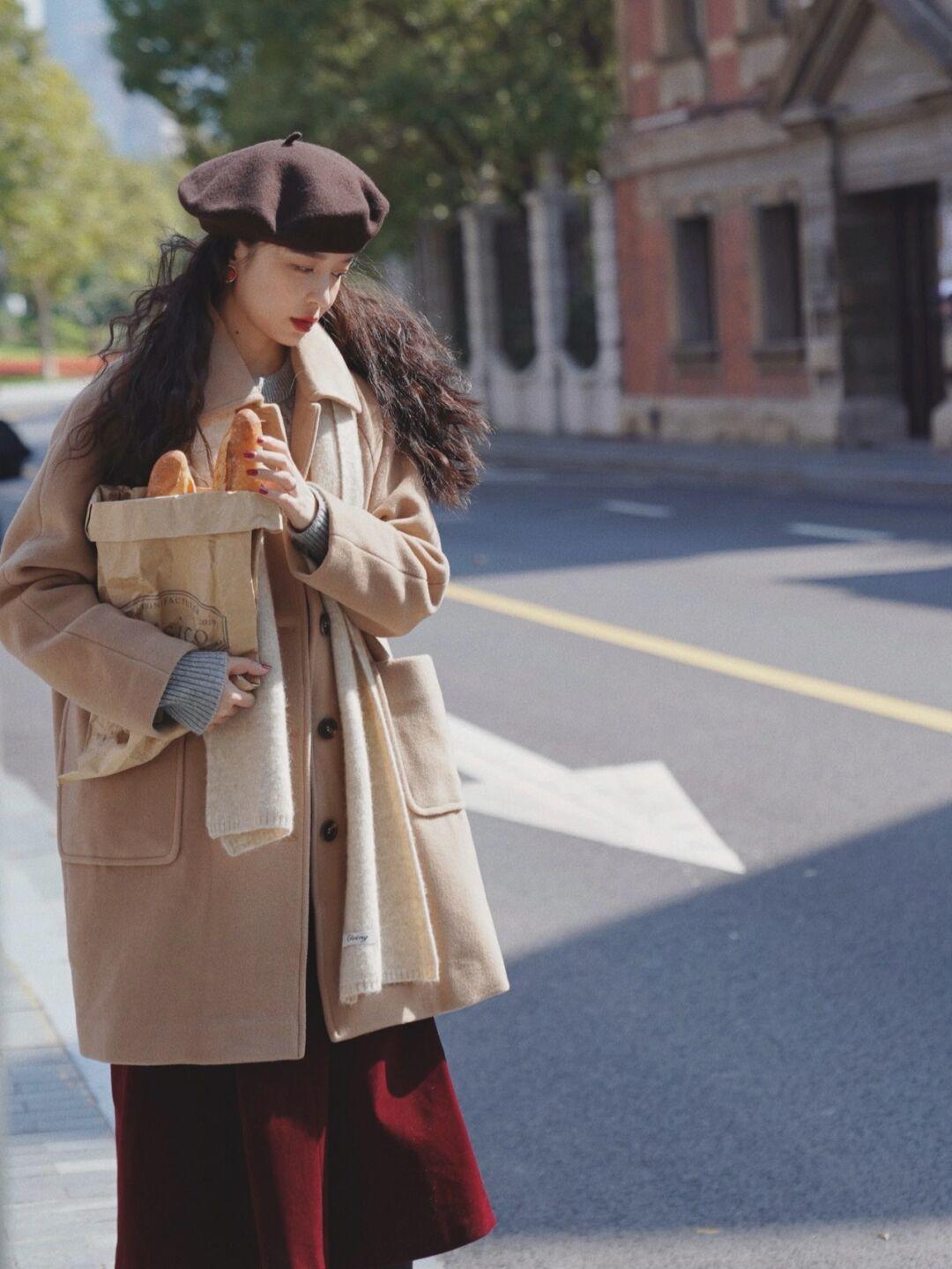 驼色羊绒大衣最佳颜色,驼色大衣推荐什么年纪