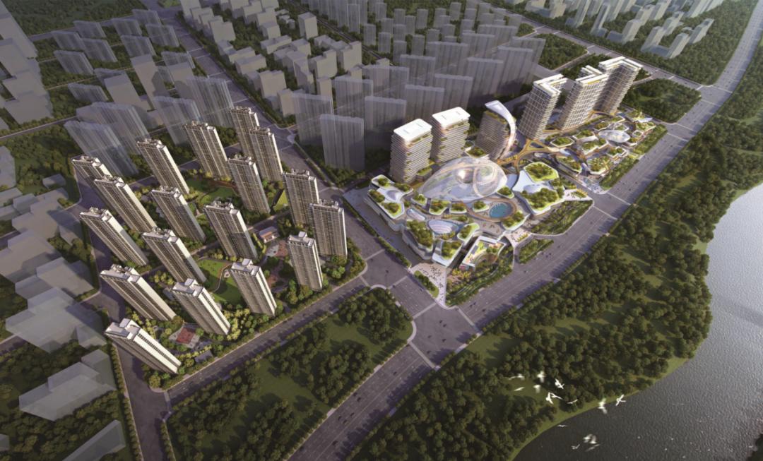 江北超级地标汇港城落地五桥畔！万豪酒店、超豪橙色跑道来了