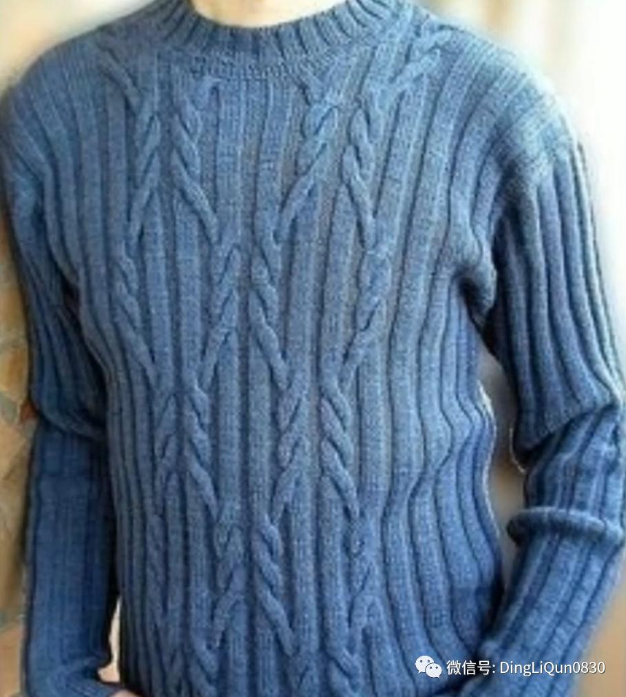 男式针织衫简单又好看的花样,编织教程男士高档中长开衫针织衫