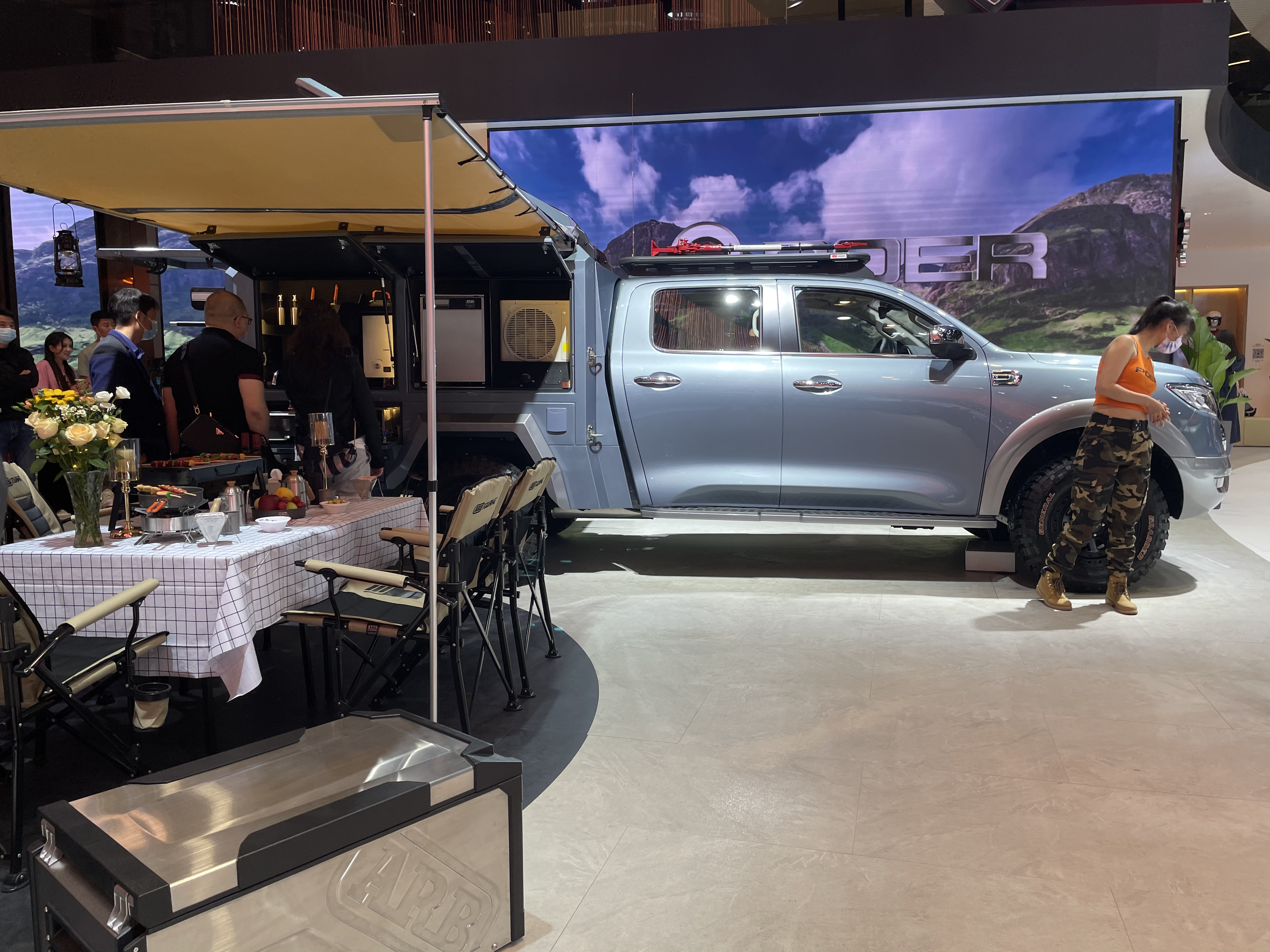 长城炮房车上海车展,上海车展长城炮旅居版