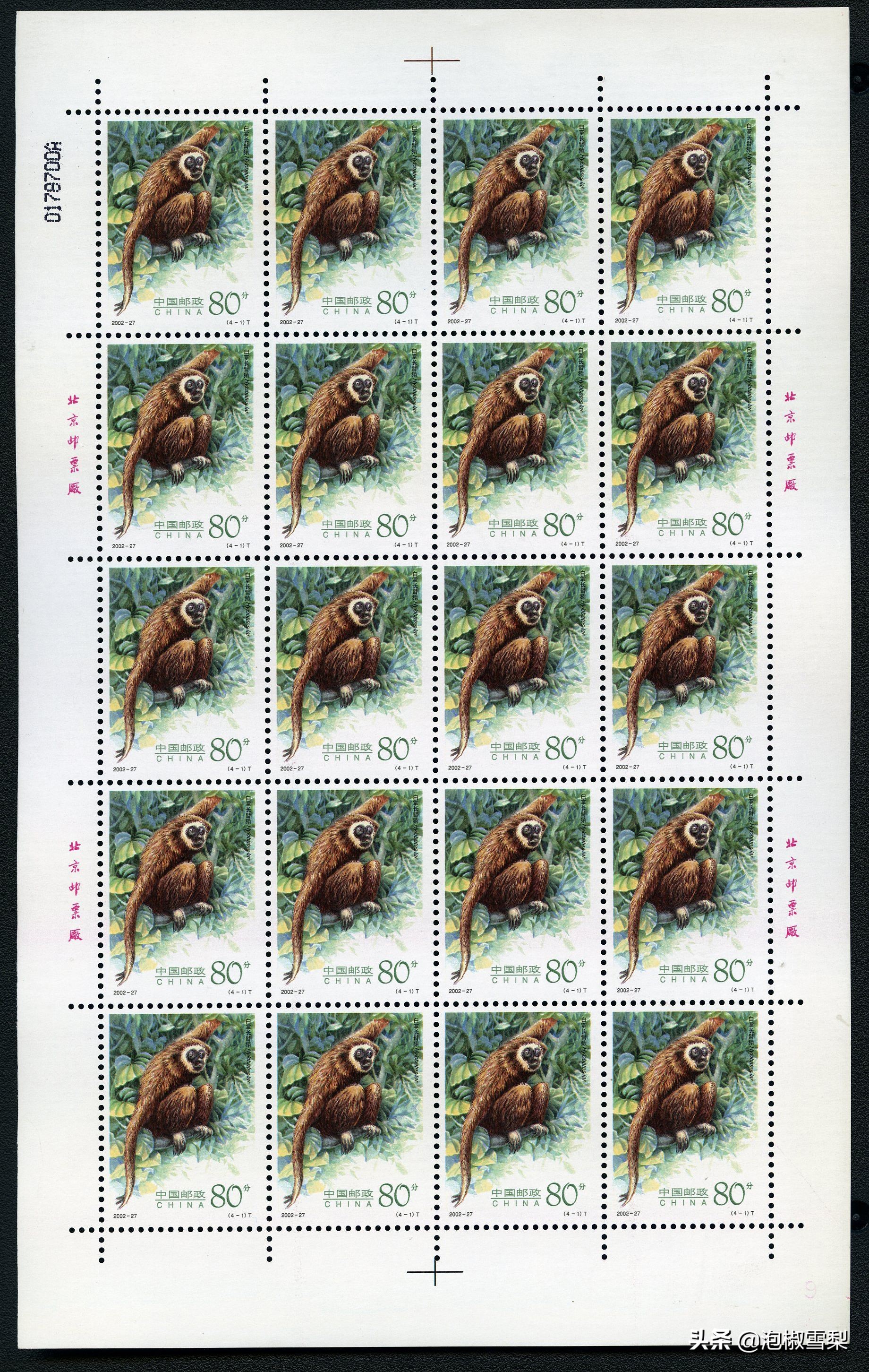 中国男足.七仙女.跆拳道.八大山人.聊斋｜2002全年邮票118张图片