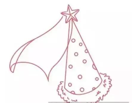 生日帽简笔画简单又好看,戴生日帽的男孩简笔画