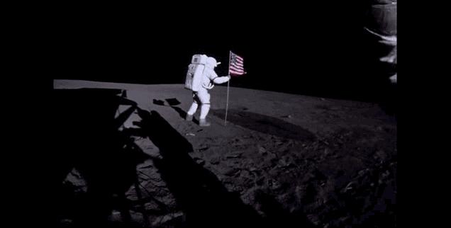 嫦娥五号和阿波罗登月对比照,美国阿波罗登月存在哪些疑点