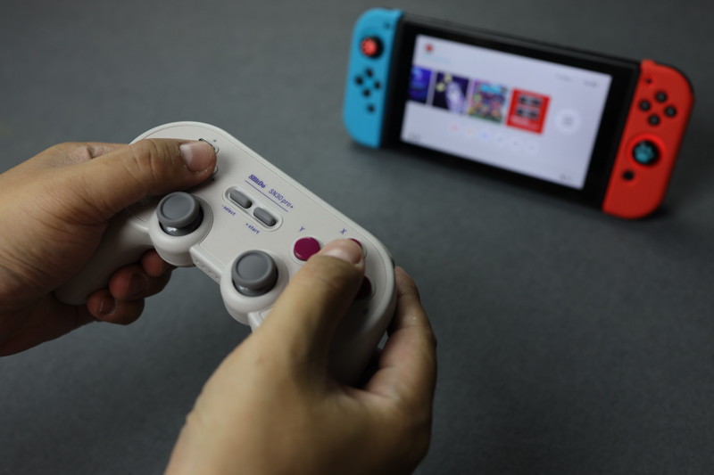 switch百元最佳第三方手柄测评,switch好搭档八位堂手柄上手体验