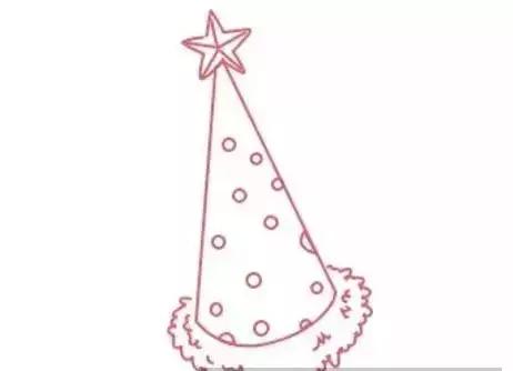 生日帽简笔画简单又好看,戴生日帽的男孩简笔画