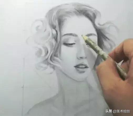 素描人头九宫格起形技巧,九宫格起形素描步骤图片