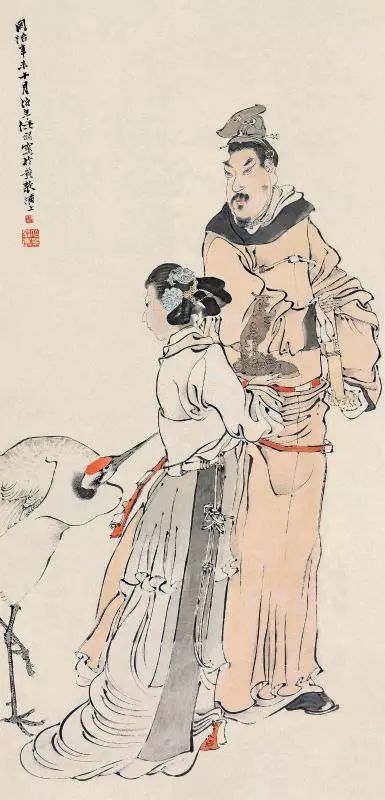 任伯年的经典高清花鸟画作品 (任伯年人物画高清图)