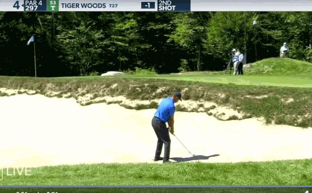 榜首竞争激烈异常!四人-7杆并列领跑!老虎T30张新军T85