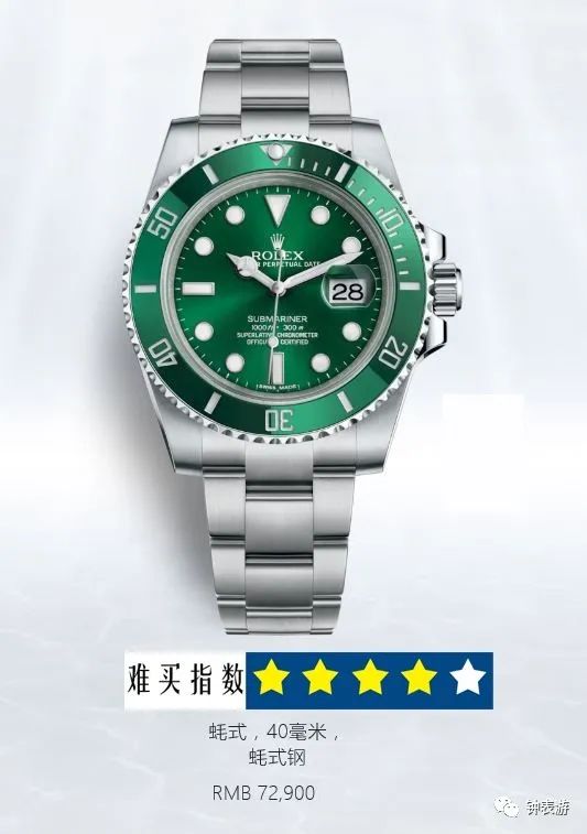 十大劳力士名表价格表,劳力士热销款排行第几位