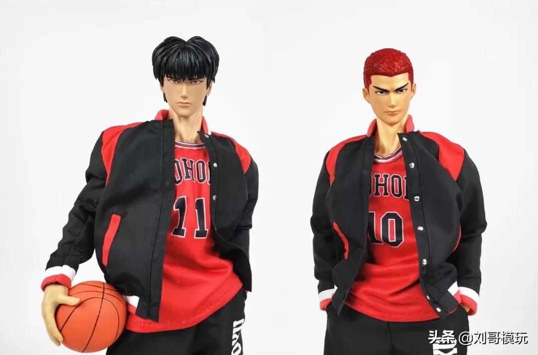 樱木花道流川枫6寸可动人偶,流川枫可动人偶动漫模型