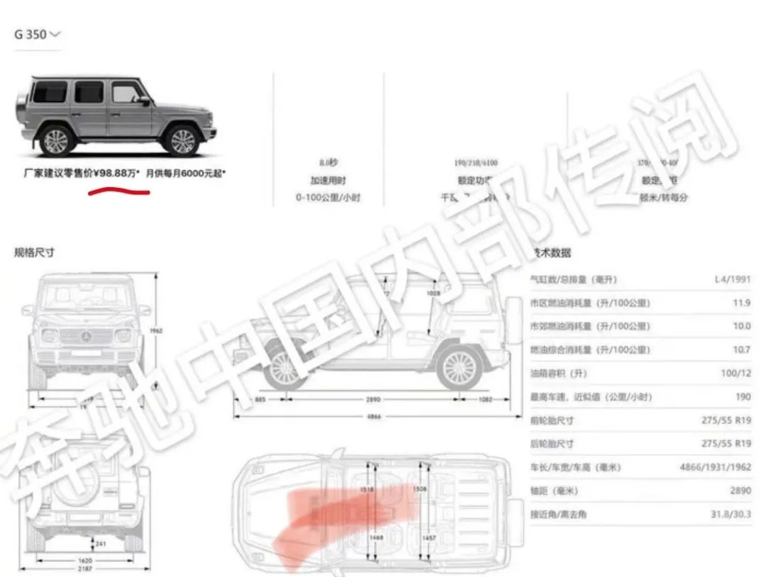 八缸的奔驰大g,四缸奔驰大g值得买吗