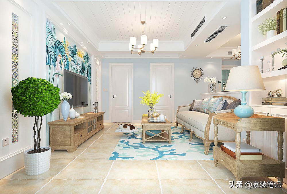 100平精致三居室,设计巧妙的100平一居室