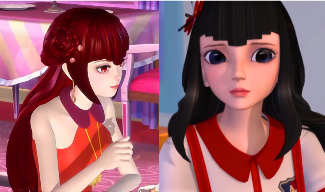 当叶罗丽仙子都换上菲灵的发型时,当叶罗丽仙子们来到人类世界