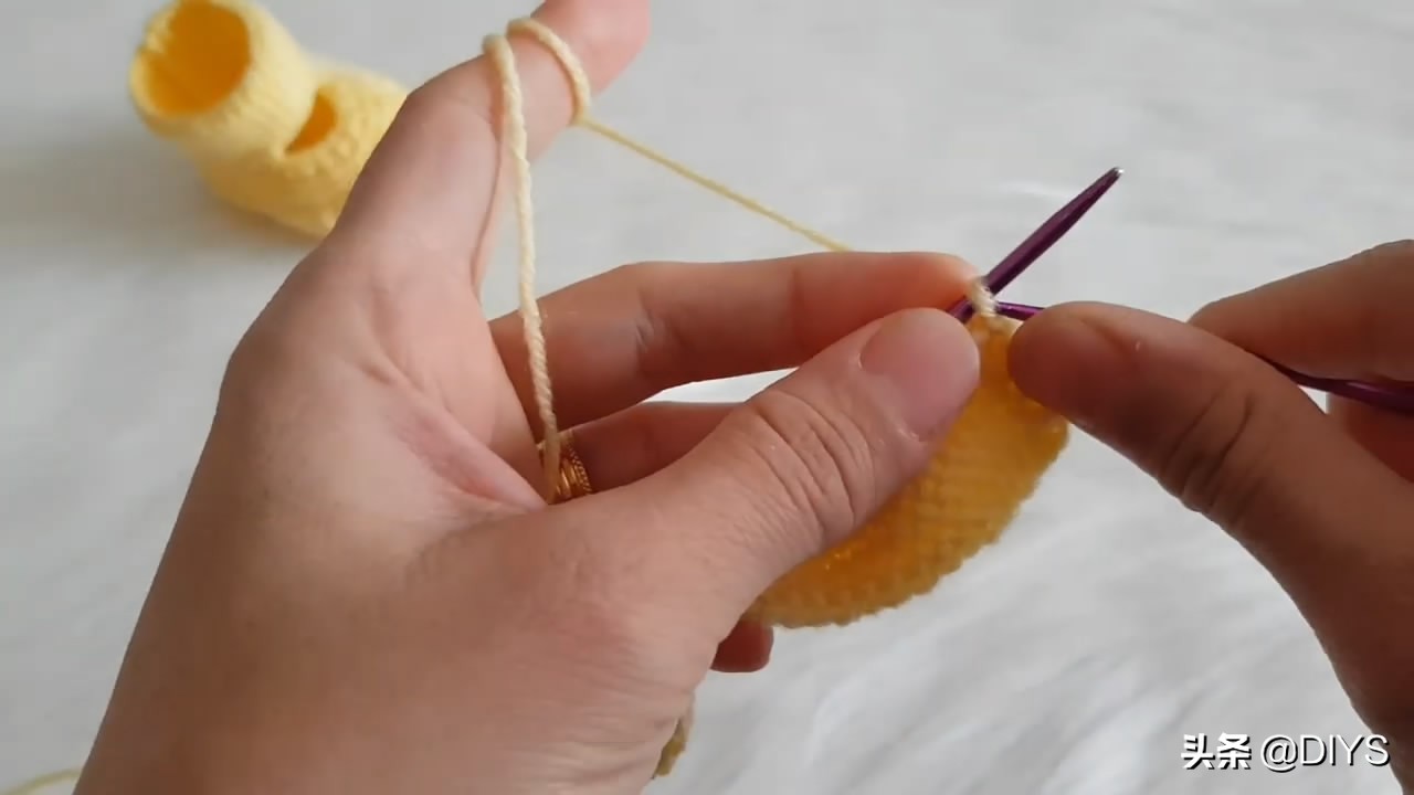 母婴针织0-12岁宝宝袜子针织教程,宝宝袜套编织