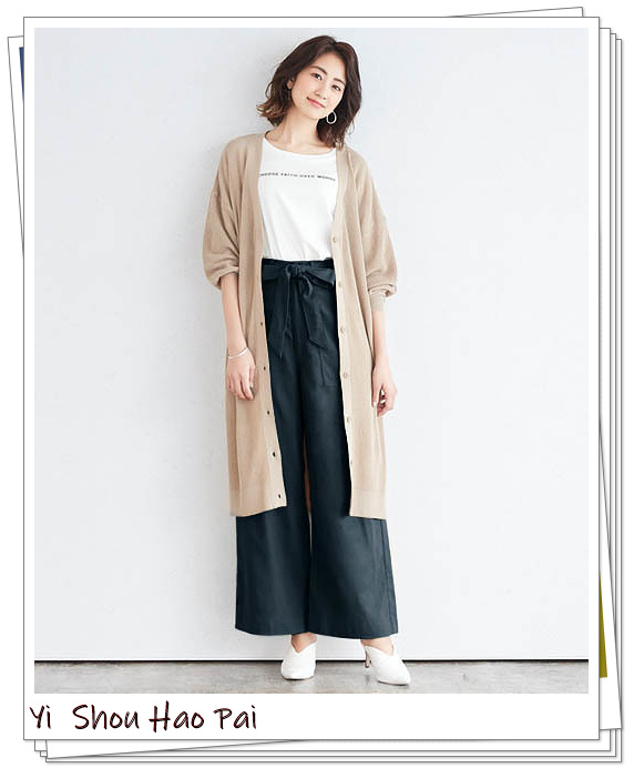 日系原单亚麻阔腿裤,亚麻阔腿裤穿搭夏季女正式场合