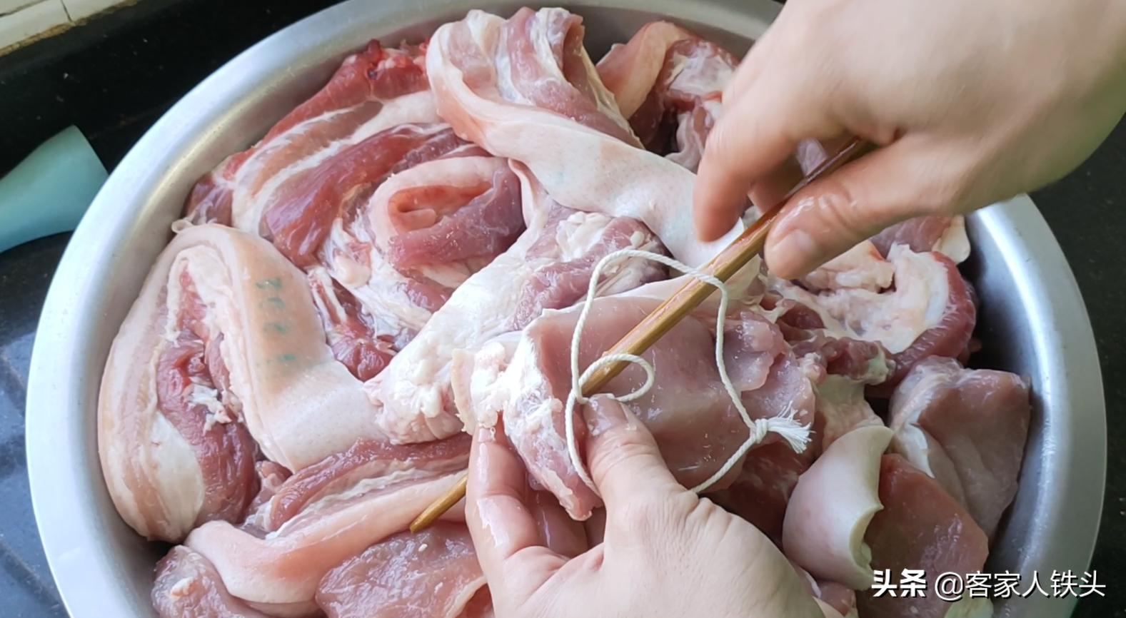 广味腊肉最正宗的做法,五味腊肉