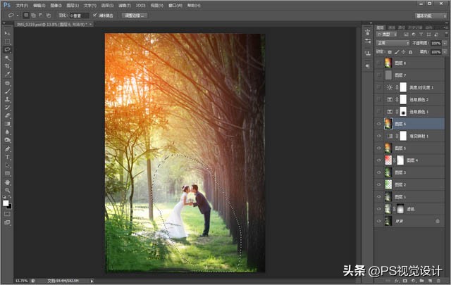 婚纱照后期处理有前途吗,婚纱照各种风格调色教程