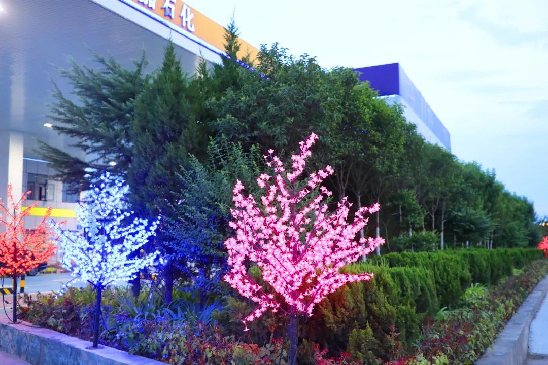 亮了!靓了!更有量了!峰峰“老旧小”加油站穿上了“新衣”