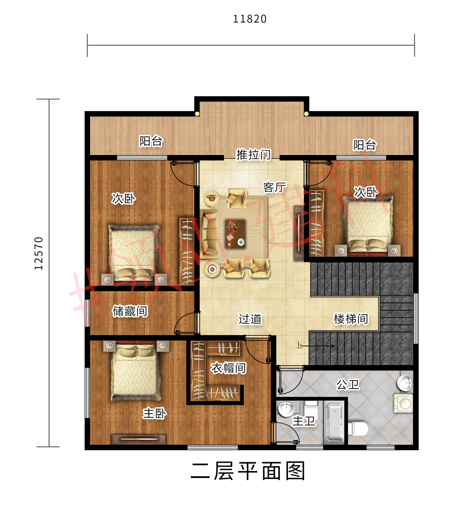 农村一层别墅户型坐东向西,农村坐南朝北的二层楼别墅户型图