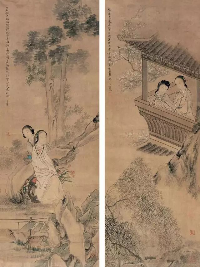 能懂他的，只有画中这些美人儿