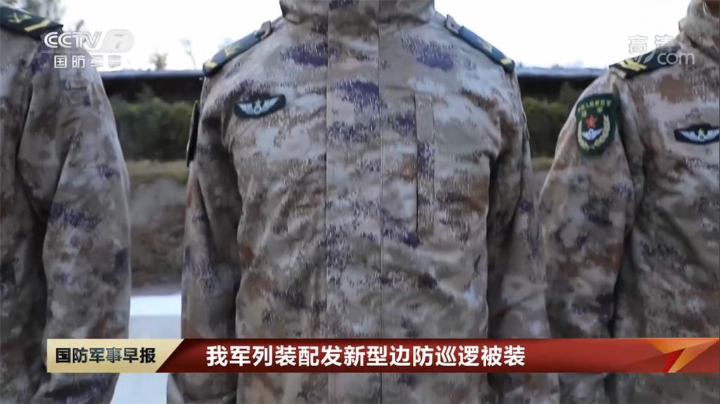 解放军新式边防迷彩全套,解放军新式边防巡逻服
