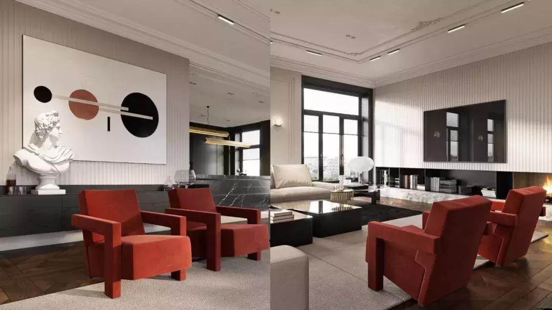 优雅现代法式风家装,简约经典诠释法式优雅